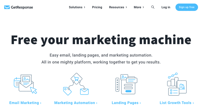 Getresponse Free Your Marketing Machine
