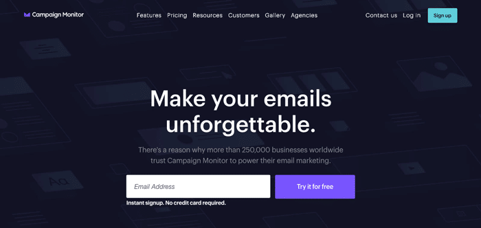 Campaign Monitor Make Your Emails Unforgettable
