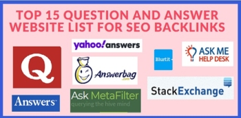 Top 15 Question And Answer Website List For Seo Backlinks